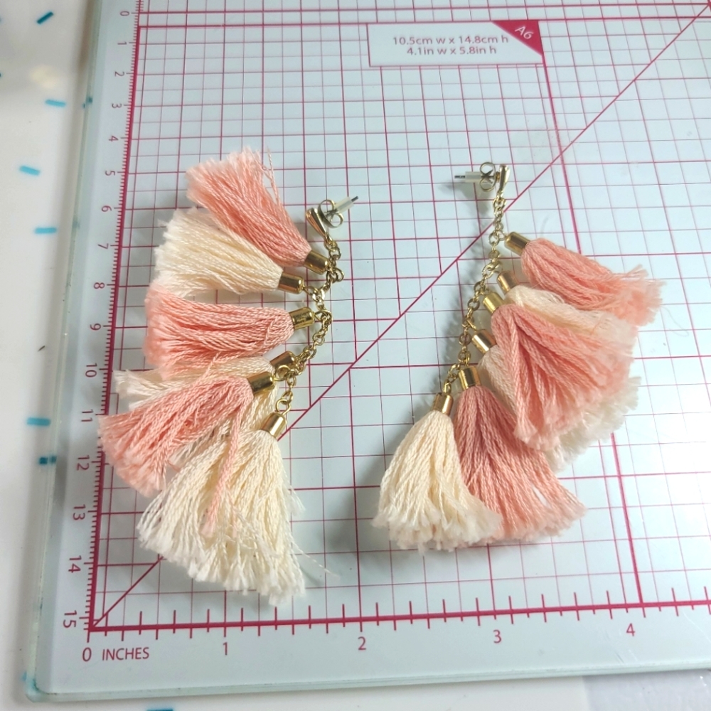 Ettika Daydreamer Tassel Earrings